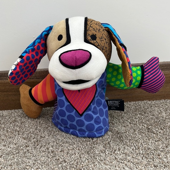 Enesco | Toys | Britto Popplush Pablo The Puppy Dog Hand Puppet Pop Art ...